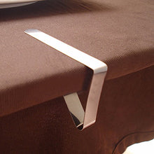 ECYC 14 Pezzi in Acciaio Inox Regolabile Tovaglia Tovaglia Clip Morsetto Titolare per La Casa Festa di Nozze Banchetto PIC-Nic