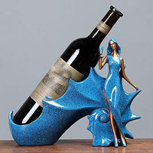 MDSQ Carrello del Vino Ornamenti di Resina Ornamenti di Vino Bella Finestra di Casa Vetrine di Vino Soggiorno Ornamenti di Studio (Design : B)