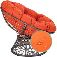 Yxxc Cuscino per Sedia Papasan, Cuscino per Sedia a Dondolo Confortevole e Spesso, Imbottito e Traspirante Cuscino per Sedile a Cestino sospeso Senza Sedia Diametro rosso110cm