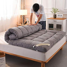100% Cotone Pavimento Materasso Futon,Giapponese Materasso Traspirante Dormire Tappetino Tatami Mat Shikibuton Grigio 150x200cm/59x79inch