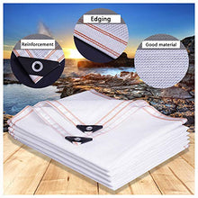 PENGDDP Rete ombreggiante Rete ombreggiante Rete di Protezione Solare Parasole Buon effettoTessuto Ombra Alto Tasso di ombreggiatura Bianca (2x6m)-Bianco 2x6m