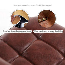 Ljings - Sgabello da bar da bar con schienale imbottito per sedie ergonomiche, per tavoli da lavoro, con struttura naturale, colore: nero