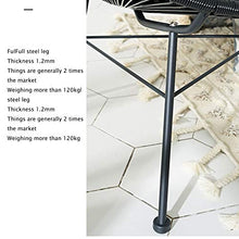 WNN-URG Sedia da Salotto/Grande Sedia a Sdraio da Interno/Esterna/Sedia Esterna/per Bistro/a terrazza URG (Color : Black Chair {One})