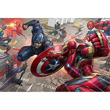 Puzzle Puzzle Marvel The Avengers 300/500/1000/1500 Pezzi Adulti Iron Man Capitan America Jigsaw Puzzle da Regalo, 5 Stili (Color : C, Size : 1000 Pieces)