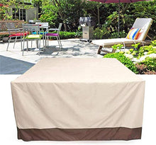 N / A 18 Altezza mobili da Giardino Cortile-Giardino Tavolo da Giardino Impermeabile della Copertura Protettiva di Caso Set per Le coperture mobili da Giardino Pioggia, 126x126x74cm
