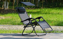 DDH Sedie a Sdraio Giardino Sedie reclinabili all'aperto sedie a gravità a Gravity Sedia con baldacchino