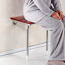 TANGIST Sedia da Bagno Pieghevole/Sgabello Che Cambia Le Scarpe/Sgabello da Doccia a Muro/Sedia da Doccia Sedia anziana/Bagno Sedia da Bagno in Legno Sedie da Bagno Sedie da Bagno Prevenire Lo