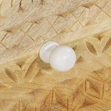 SKM Cassettiera 60x30x75 cm in Legno Massello di Mango (25kg)