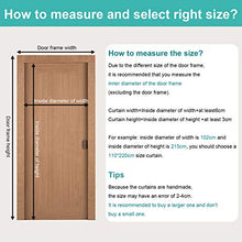 WUZMING Tende per Porta Isolata Termicamente Inverno Isolamento Camera Climatizzata A Prova di Vento Panno Oxford Resistente allo Sbiadimento per Magazzino, Corridoio, Porta del Patio