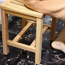 MGMDIAN Doccia Sgabello-Bagno Sgabello Lavaggio Pouf Sgabello Bagno-Doccia Sgabello Doccia Sgabello in Legno massello Accessori da Bagno