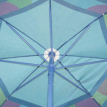 Pierre Cardin L.Medusa C. OMBREL. COT. Ø200 P.Acc, Ombrellone da Mare Spiaggia girardino, Fantasia Medusa Blu, 200x200, Taglia Unica