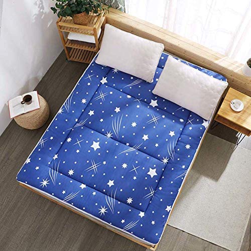 jhgsdh - Materasso futon portatile in stile giapponese, antiscivolo, adatto per dormitori e stagioni all'aperto, 120 x 200 cm