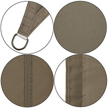 BB Sport Tenda Velo Sole Trapezio 3m / 4m x 3m Cappuccino Vela Sole Ombreggiante 100% PES Protezione Solare UV 30+ Parasole Giardino Esterni