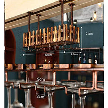 PWZ Pratica Semplicità Domestica Solid Wood Pratica Semplicità Domestica Bar Appeso Bicchiere da Vino Scaffale per Vino a Parete Rovesciata
