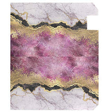 Marmo Rosa Glod Black Stone Art Mailbox Copre Magnetico Giardino Cantiere Casa Decor Dimensioni Standard 53,3 cm x 45,7 cm