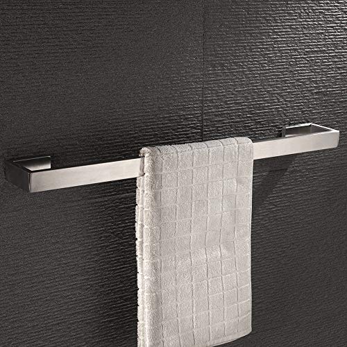 Celbon Portasciugamani Da Parete in Acciaio Inox SUS304 con Supporto in Acciaio Spazzola Porta salviette a parete per Bagno e Cucina