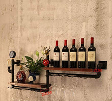 DJSMjbj Wine Rack Wine Rack Supporto di Vetro di Vino Legno Muro Porta Bicchiere Restaurant Decoration Ripiani
