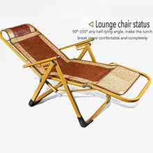ZHANGYY Sedie da Giardino Sedia da Salotto, Sedia in bambù Sedia Pieghevole Sedia per Pausa Pranzo Sedia Portatile Sedia da Giardino in bambù Sedia Estiva Semplice 69x48x97cm Durevole