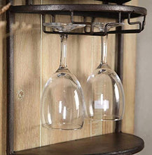 FYHH-JZHY Portabottiglie da Parete in Legno Massello Portabicchieri da Vino Rosso Creativo Portabottiglie da Vino A Soffitto