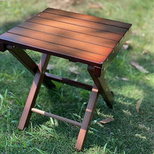 LHY HOME Piccola Sedia Pieghevole Portatile Sgabello Legno Giardino Campeggio Picnic Sgabello da Pesca per Interni Esterni(29.5X29.5X32cm)