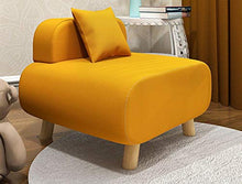 HongTeng Divani Classico Divano Pigro Divano Singolo Tessuto Sedia Installazione Gratuita Sedia Camera da Letto Soggiorno pisolino Cuscino Tatami Regalo Cuscino 45 × 54 cm (Color : Yellow)