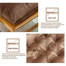 HYLX Cuscino Sedile, Cuscino Sedia, Cuscino Sgabello Rotondo, Cuscino Sedia Floreale Antiscivolo in Cotone Spesso, per Giardino, terrazza Esterna