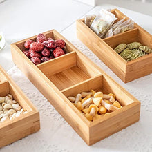 MagiDeal Legno 9-Scomparto Organizer Vassoio Quadrato Spuntino Frutta Secca Piatto Piatto di Stoccaggio Organizzatori per la Caramella Dessert Noci Cibo la