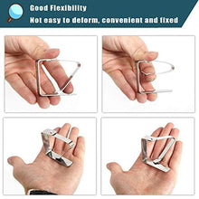 Ferma Tovaglia da Tavola, Tovaglia Clip in Acciaio Inossidabile, Gadget Molla Fermatovaglia per Esterni Porta Tovaglie per Tovaglia Molletta per Tavoli Spessi Tavolo da Giardino, 8cm x 7cm, 12 unità