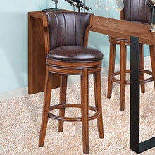 HYY-YY Moderno Bar Sgabelli Set Bars Cucina Contatori caffè Decorazione del Salone Retro Bar Sgabelli Classico Bar in Legno Sedia Girevole Bar Sedia con Schienale Vestito da Cucina e casa Sgabelli