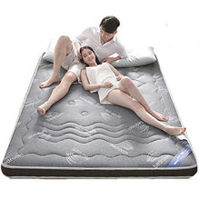 Materasso Futon Pieghevole Lattice Naturale Materassi Letto Futon Antiscivolo Tatami Materasso Pad Tappetino Tappeto Letto A Pelo Letto Pigro Stuoie Per Camera Da Letto E Ufficio,Grey-150*200cm