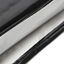 Nai-storage Copritavolo da Giardino Impermeabile Resistente 420D Oxford Tessuto Antivento Anti-UV Copri Tavolo da Giardino 242 x 162 x 100 cm (Color : Black)
