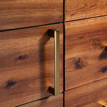 vidaXL Credenza in Legno Massello di Acacia Armadietto Mobiletto Cassettiera