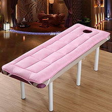 GGYDD Cotone Soffici Bellezza Materasso,Traspirante Futon Tatami Materassino Spa Massaggio Scrivania Pad di Protezione-Rosa 70x190cm(28x75inch)