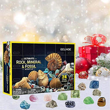 AOXING Confezione Regalo Rocks Storage, fornisce Giocattoli educativi di Alta qualità per Bambini, Regali Adatti per Bambini 24 Piccole finestre a Sorpresa Sono in Attesa di Essere Aperte