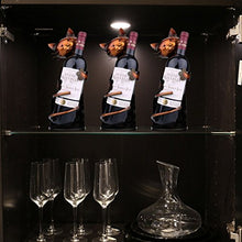 Tooarts Portabottiglie Per Vino Dal Design, Cat Pratica Decorazione Scultorea Casa Scaffale del Metallo Crafts Decorazione d'interni