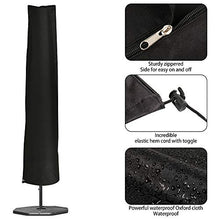 Keyohome Copertura per Ombrellone Impermeabile 210D Oxford Anti-UV Durevole Coperture Protettiva per Ombrelloni da Giardino (Ombrello Dritto)