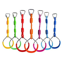 malyituk Corso di Arrampicata per Ragazzi, Corso di Arrampicata per Bambini, Kit Ninja Ring Rope Rope Ladder Climbing Cargo Network Ninjas Soldier Training Equipment Adulti e Bambini