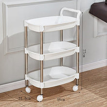 Jia He Carrello Carrello Rack - Beauty Car Hair Salon Trolley Home Cucina Bagno Strumento Carrello Rack Multifunzione Carrello portautensili Portatile a Quattro Ruote