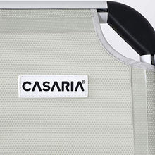 Casaria Lettino Prendisole Malta in Alluminio 210cm 150kg con Tetto Parasole Sdraio da Spiaggia Lettino da Giardino in Tanti Colori