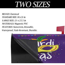 Mardi Gras Party Carnevale Coriandoli Casella Postale Copre Magnetica Giardino Cortile Decorazione Casa Dimensioni Standard 53,3 cm x 45,7 cm