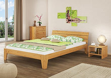 Erst-Holz Solido Largo Letto in Pino massello 160x200 Anche per Ragazzi con doghe rigide 60.62-16
