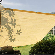 N / A Anti UV Tende da Sole, Esterni Giardino Balcone Traspirante Rete Ombreggiante, Polietilene Rettangolare Protezione Solare Tenda A Vela, 3 Dimensioni LvMyShe (Color : Beige, Size : 2x3m)