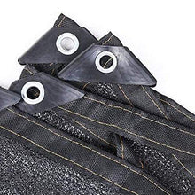 WGEMXC Impermeabile Della Copertura Del Tarp Incatramata Foglio, Parasole Net, Ombra Panno, L'80% Blocchetto Di Sun Della Maglia Della Rete per Pergola Canopy Garden Outdoor (Colore: Nero, Dimensioni