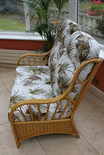 Garden Market Place Sorrento Cane-Divano a 2 posti, in Tessuto con Palme, 119 X 80 X99