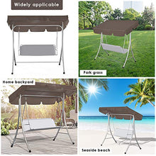 FAMKIT Tettoia per Altalena da Patio Copertura Superiore Impermeabile per Altalena da Giardino