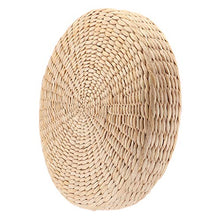 2 Pezzi Cuscino da Pavimento Rustico Paglia di Paglia Sedia da Meditazione Meditazione Ottomana, Spessore 6 cm e 20 cm