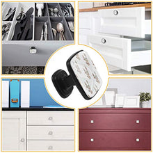 Set di 4 pezzi con maniglia quadrata per armadio da cucina, credenza, cassettiera, cassettiera, con viti, per cucina, comò, armadietto, bagno, armadio divertente coniglio