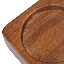 Posacenere per sigari, portasigari squisito, resistente in legno per sala sigari da ufficio a casa(Square (with ashtray))