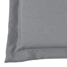 UnfadeMemory Cuscino per Panca da Giardino Resistente e Comodo Grigio 100x50x3 cm