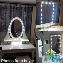 Yeptop, 1 set di luci a LED per specchio da trucco, dimmerabili, con controllo tattile, luce bianca super luminosa, ideale per tavolo da toeletta e specchio da bagno (senza specchio)
